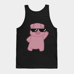 Deal With It Pleasantly Plump Piggy Tank Top